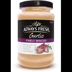 Garlic Finely Minced - Always Fresh