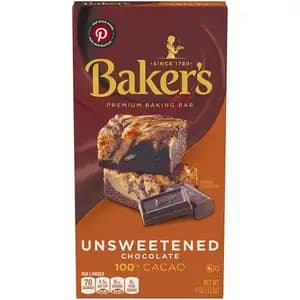 Unsweetened Chocolate 100% Cacao - Baker's