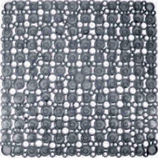 Ring Showermat Black - Spirella