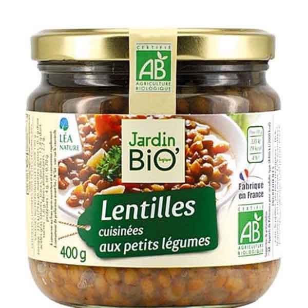 Organic Cooked Lentils & Veggies