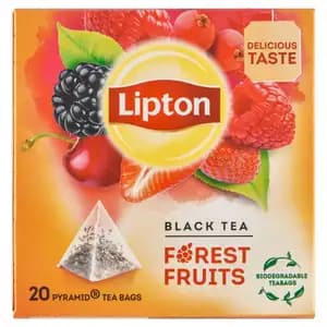 Black Tea Fresh Fruit Plant Base Tea Bags - Lipton