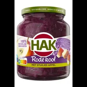 Red Cabbage with Apple Pieces - Hak