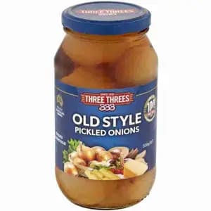 Old Style Pickled Onions - Three Threes
