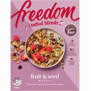 Gluten Free Crafted Blends Fruit & Seed Muesli - Freedom