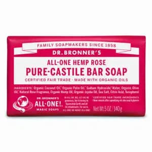 Rose Bar Soap - Dr. Bronner's