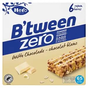 B'tween Zero White Chocolate Bar - Hero