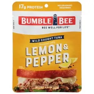 Wild Caught Tuna Lemon & Pepper - Bumble Bee