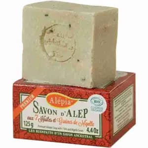 Premium Aleppo Soap with 7 Oils and Nigella Seeds - Alepia - Alépia