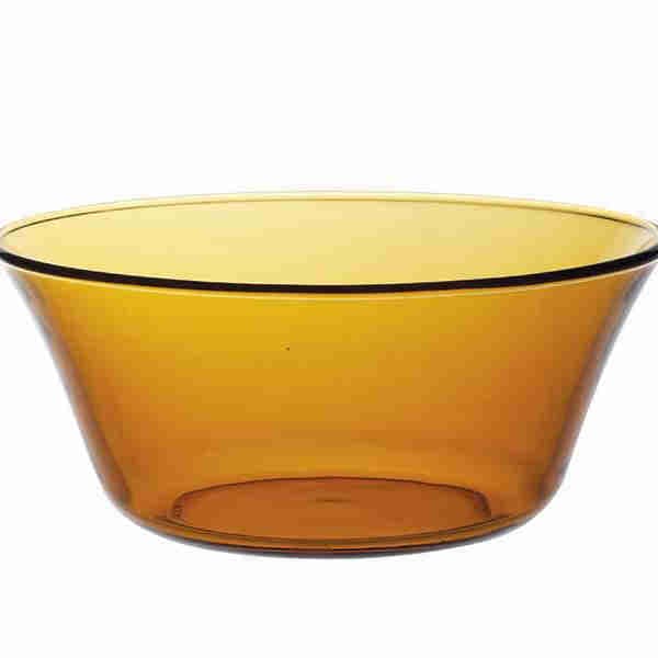 Table Bowl Glass Brown 17cm - Lys Vermeil