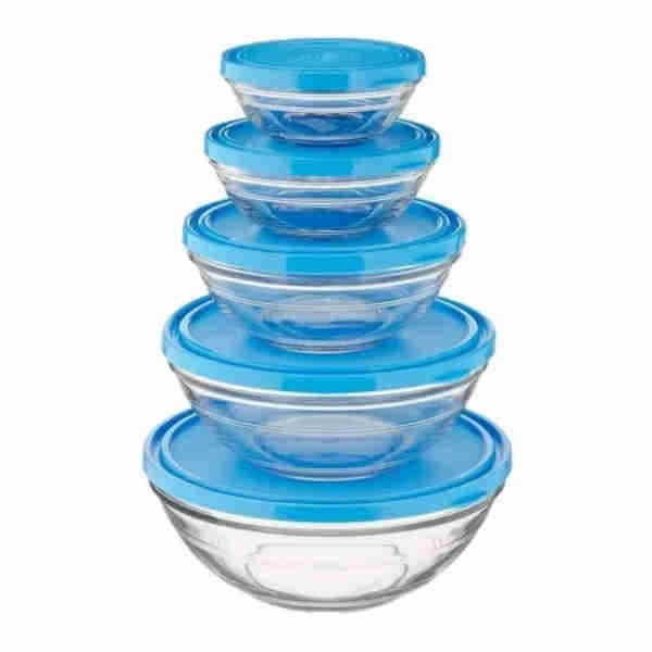 Blue Lid Freshbox Clear Round set - Duralex