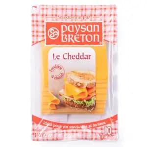 Cheddar Cheese Slices - Paysan Breton