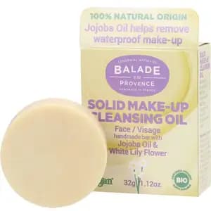 Solid Make-Up Cleansing Oil with Jojoba Oil & White Lily Flower - Balade en Provence - Balade en Provence