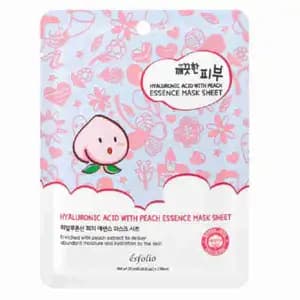 Hyaluronic Acid with Peach Essence Mask Sheet - Esfolio