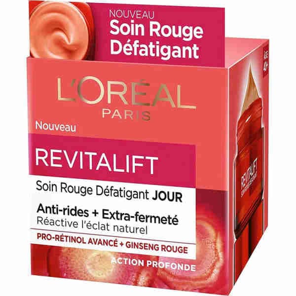 Anti-Wrinkle Red Anti-Wrinkle Facial Cream With Ginseng Revitalift Day Cream