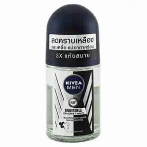 Black & White Invisible Deodorant Roll On 48H Men - Nivea
