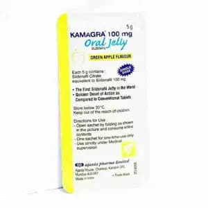 Oral Jelly 100mg Green Apple Flavour - Kamagra