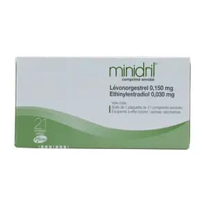 Minidril Levonorgestrel 0.15mg/Ethinylestradiol0.03mg - Ucare Pharmacy