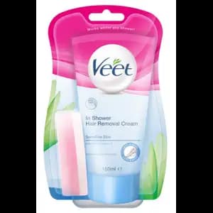 Depilatory Cream in Shower Sensitive Skin - Veet - Veet
