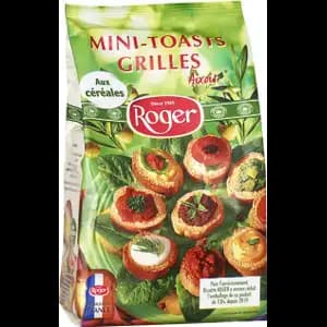 Mini Toasts Grilled with Cereal - Roger