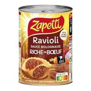 Ravioli Bolognaise Sauce - Zapetti