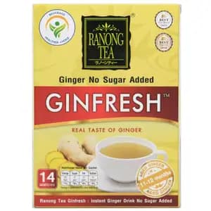 Ginfresh Ginger Tea No Sugar Added - Ranong Tea