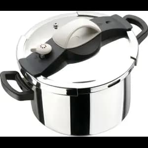 Stainless Steel Pressure Cooker (Gray Bakelite Handle) - SitraPro