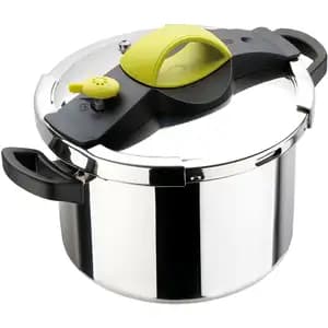 Stainless Steel Pressure Cooker (Green Bakelite Handle) - SitraPro