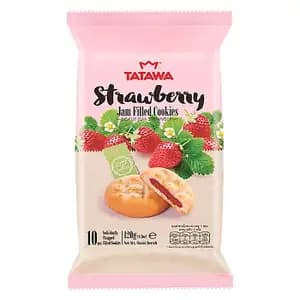 Strawberry Jam Filled Cookies - Tatawa