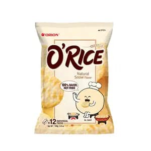 O'Rice Snow Rice Crackers Original Flavor - Orion