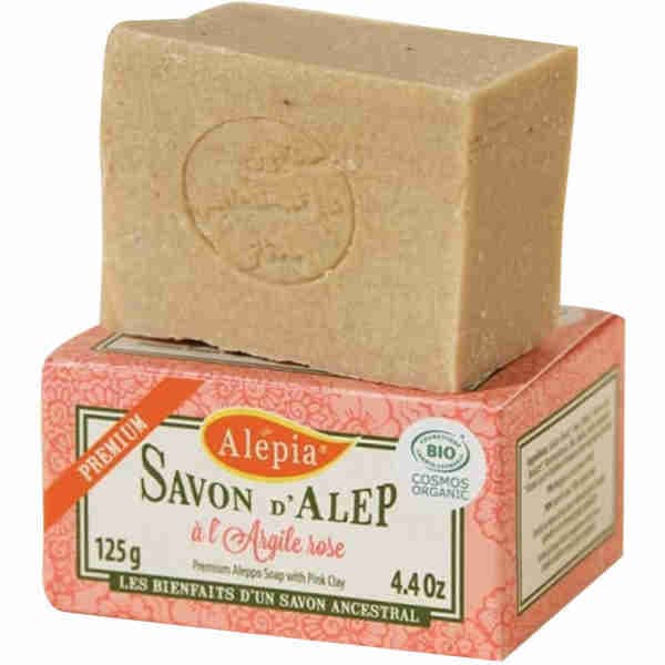 Premium Aleppo Soap with Pink Clay - Alepia