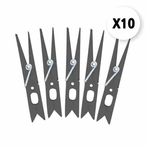 Black Clothespins
