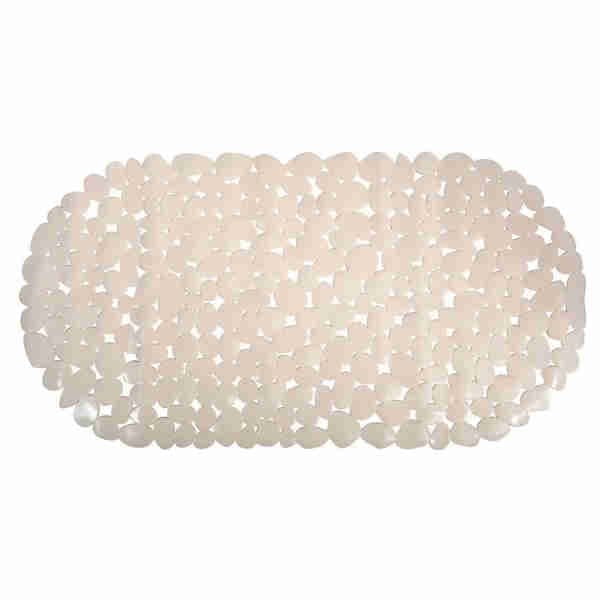 Pebbles Transparent Showermat Nude - Spirella