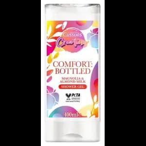 Comfort Bottled Magnolia & Almond Milk Shower Gel - Cussons Creations