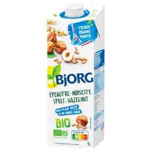 Organic Spelt Hazelnut Milk No Added Sugar - Bjorg