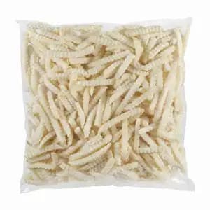 3/8" Crinkle Cut French Fries - Simplot