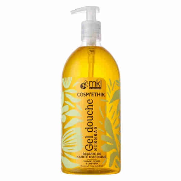 Shea Butter from Africa Shower Gel for Face, Body and Hair (Cosm'ethik)