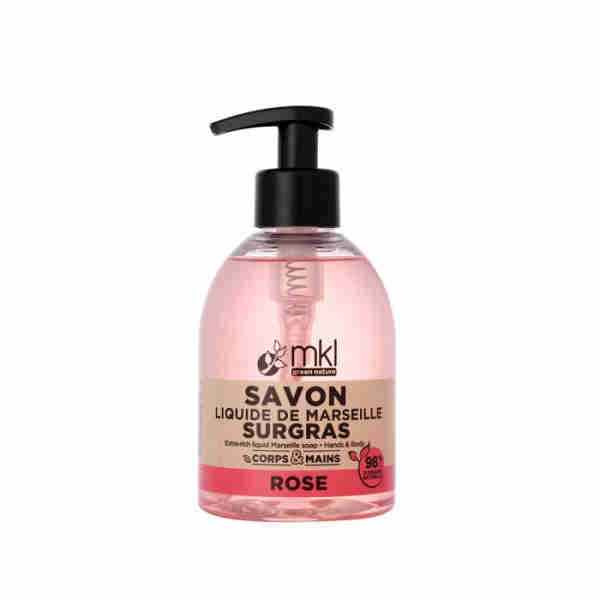 Rose Liquid Marseille Soap for Hands and Body