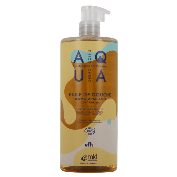 Dermo-Soothing Shower Oil for Sensitive, Dry, Atopic-Prone Skin (Aqua)