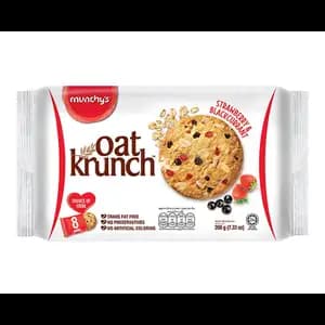 Oat Krunch Chunky Strawberry & Blackcurrant - Munchy's
