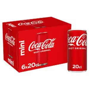 Mini Coca Cola Can 20cl Pack X6 - Coca-Cola