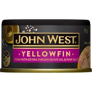 Yellow Fin Tuna with Extra Virgin Olive Oil & Oink Salt - John West