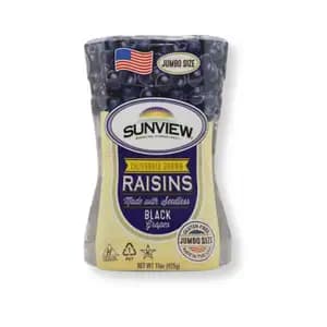Jumbo Black Raisin Seed Less - Sunview