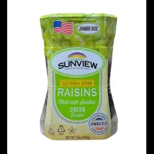 Jumbo Green Raisin Seed Less - Sunview