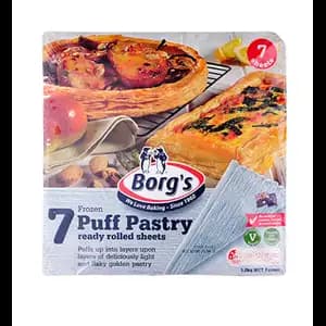 Puff Pastry Ready Rolled Sheets - Borg's
