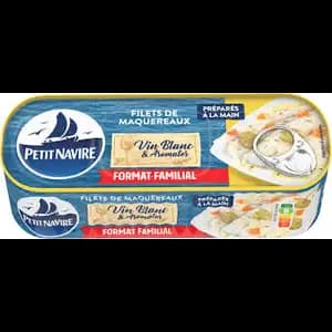 Mackerel Fillets White Wine & Herbs - Petit Navire - Petit Navire