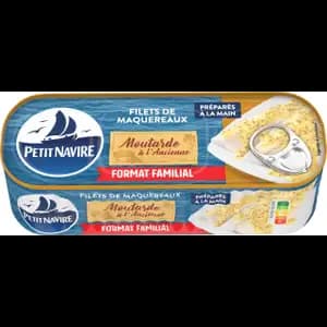 Mackerel Fillets with Mustard Sauce - Petit Navire