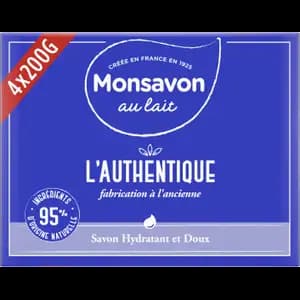 Authentic Moisturizing Gentle Soap - Monsavon