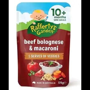 Beef Bolognese & Macaroni 10m+ - Rafferty's Garden