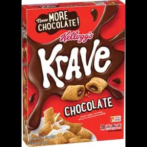 Krave Chocolate Filled Cereal - Kellogg's