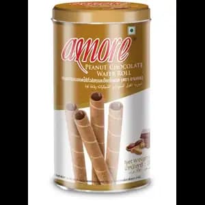 Peanut Chocolate Wafer Roll - Amore